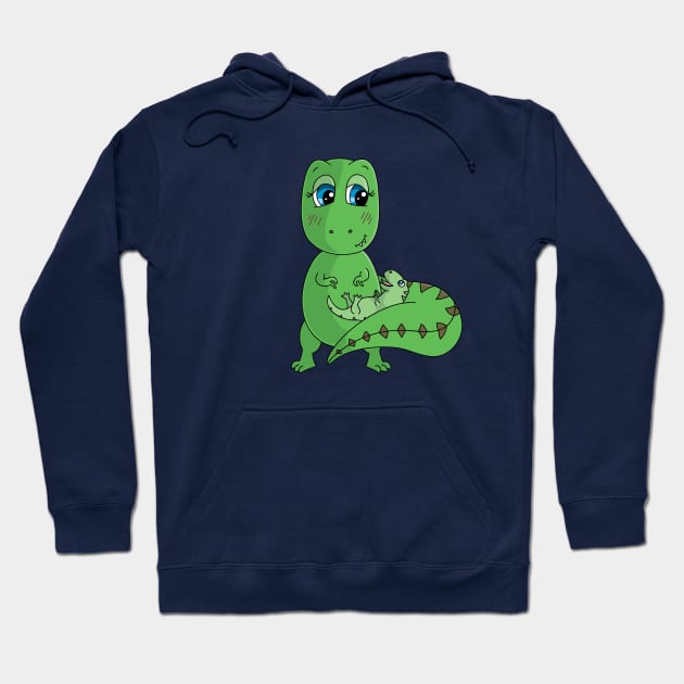 Momma Dinosaur Hoodie by Character Alley